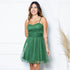 VESTIDO DE ALCINHA ACINTURADO PETRA FINA